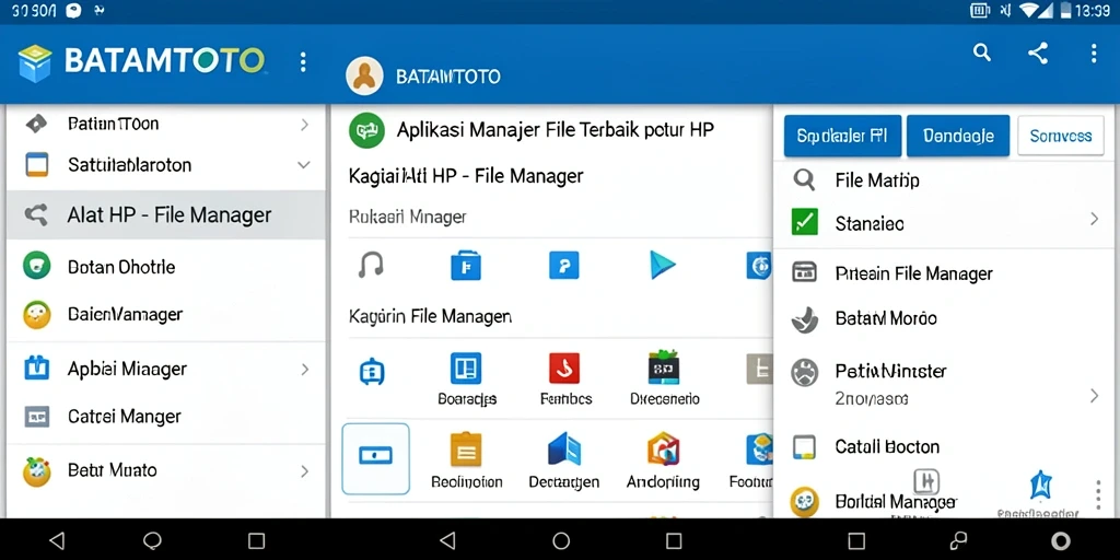 Antarmuka pengguna BATAMTOTO yang mudah digunakan untuk manajer file.