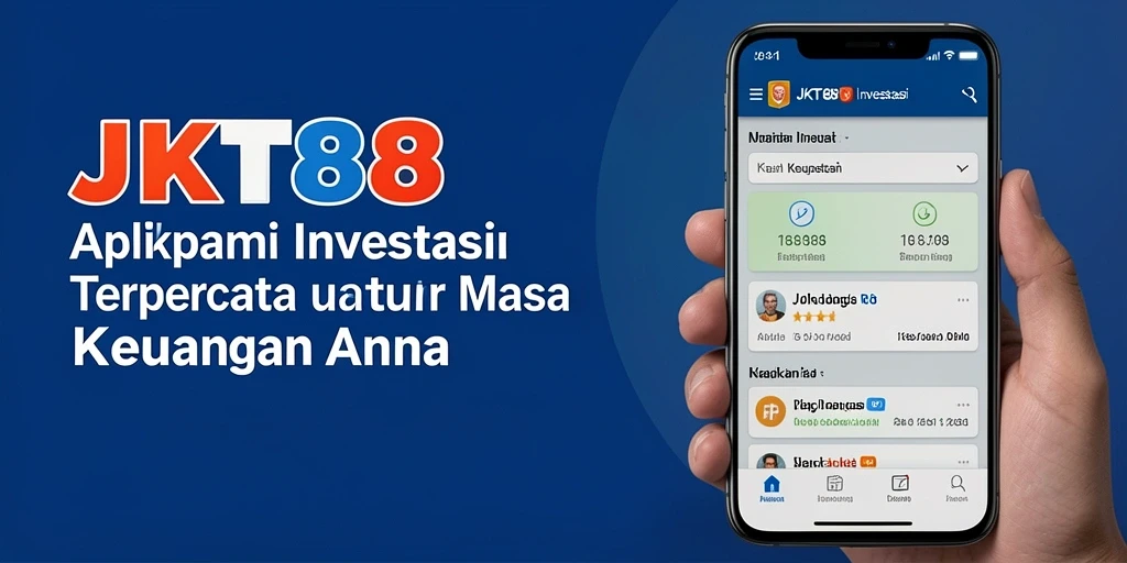 Tampilan antarmuka JKT88 yang memudahkan pengelolaan investasi.