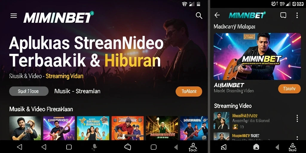 Antarmuka MIMINBET yang menawan untuk pengalaman Streaming Video.