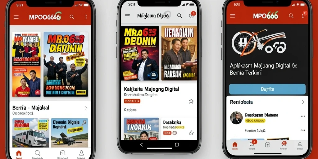 Antarmuka modern dan fitur menarik dari MPO666 untuk Majalah Digital.